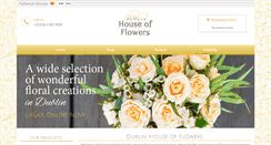 Desktop Screenshot of dublinhouseofflowers.ie